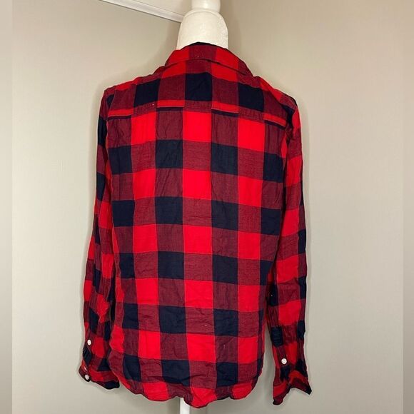 Crown & Ivy Buffalo Plaid Flannel Size XL (juniors) - Picture 2 of 8